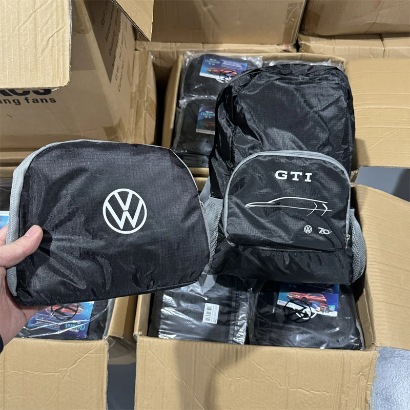 有钱难买 车友俱乐部定制款户外旅行休闲轻量可收纳运动双肩包