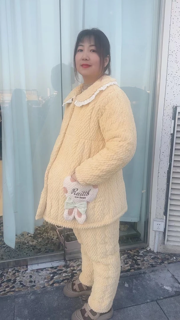 加厚加绒保暖家居服加棉睡衣 2610 -款号