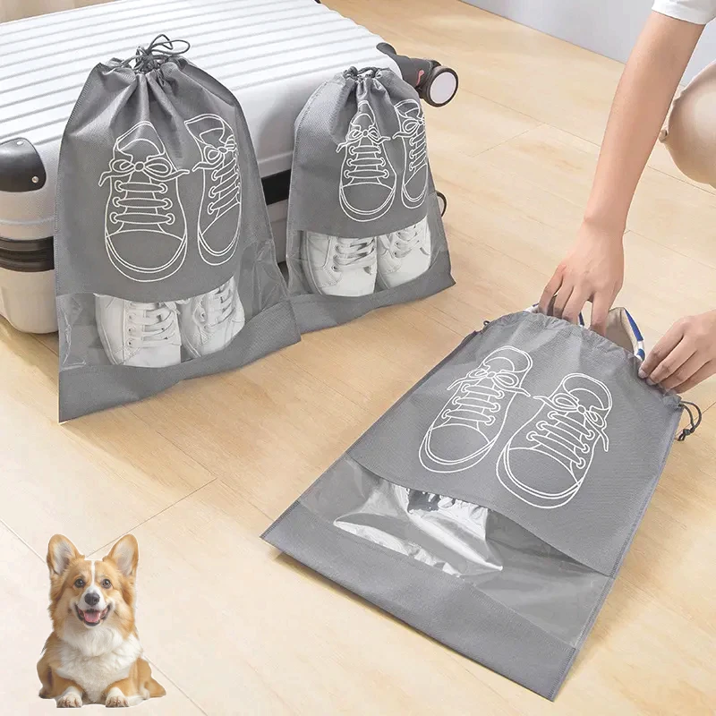 【防尘隔脏】鞋子收纳袋子透旅行鞋袋子防潮防尘防黄袋装鞋子收纳套