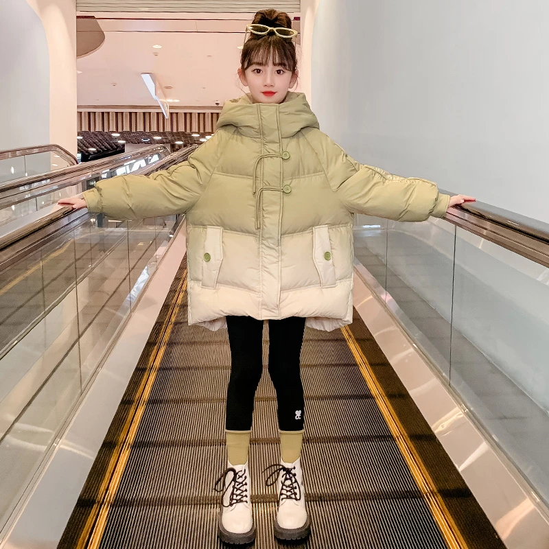 女童羽绒服冬装2024新款儿童冬季加厚白鸭绒外套YR-6612