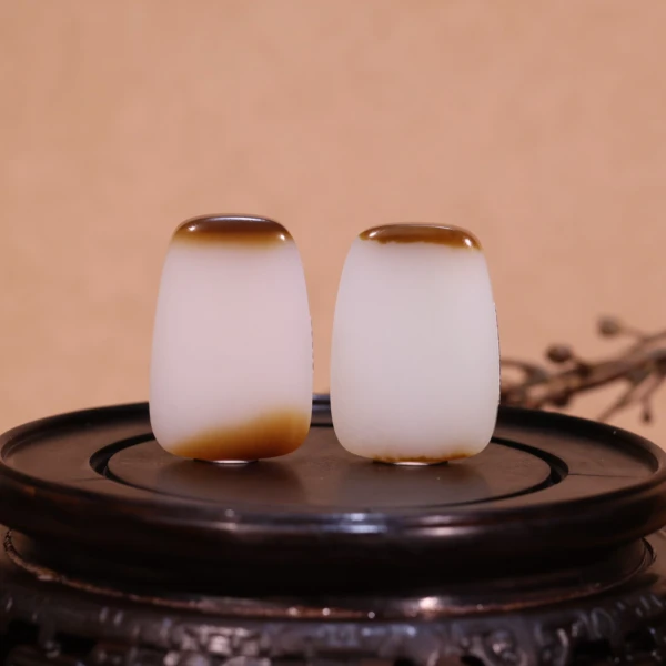 【新疆马爷珠宝】且末糖白无事牌吊坠-jdyq0000150