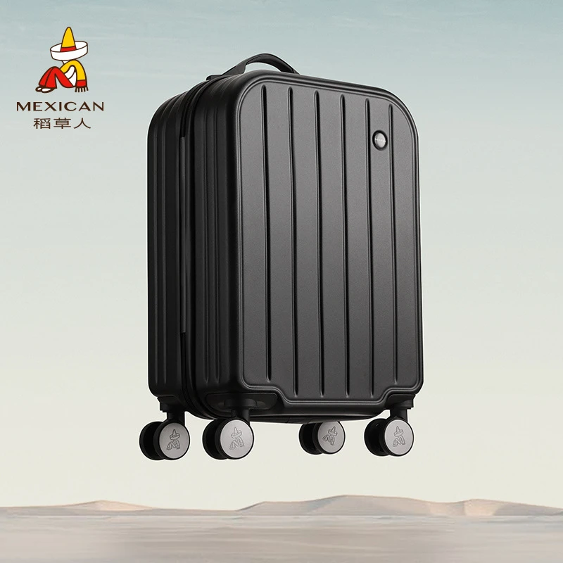 稻草人拉杆箱女男20寸旅行登机箱结实耐用行李箱24寸万向轮密码箱