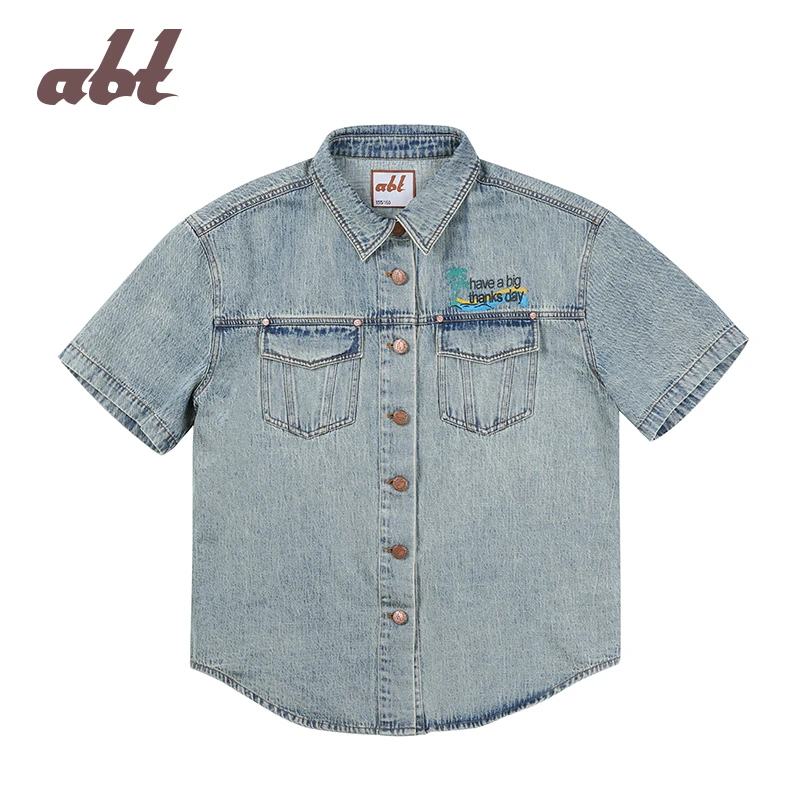 ABT 复古牛仔衬衣 abt2023043