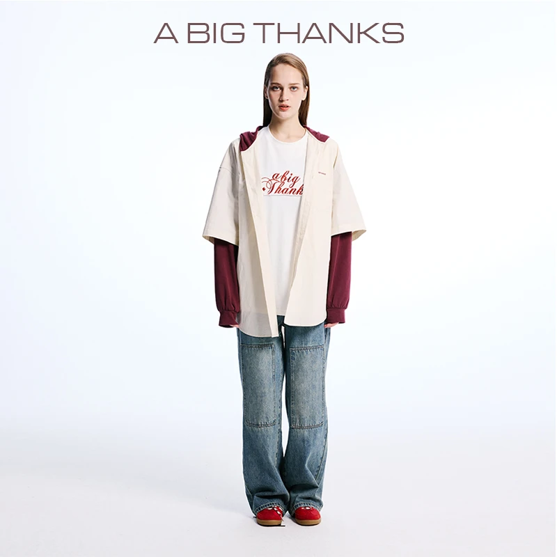 A BIG THANKS 拼接袖外套ABT2022240
