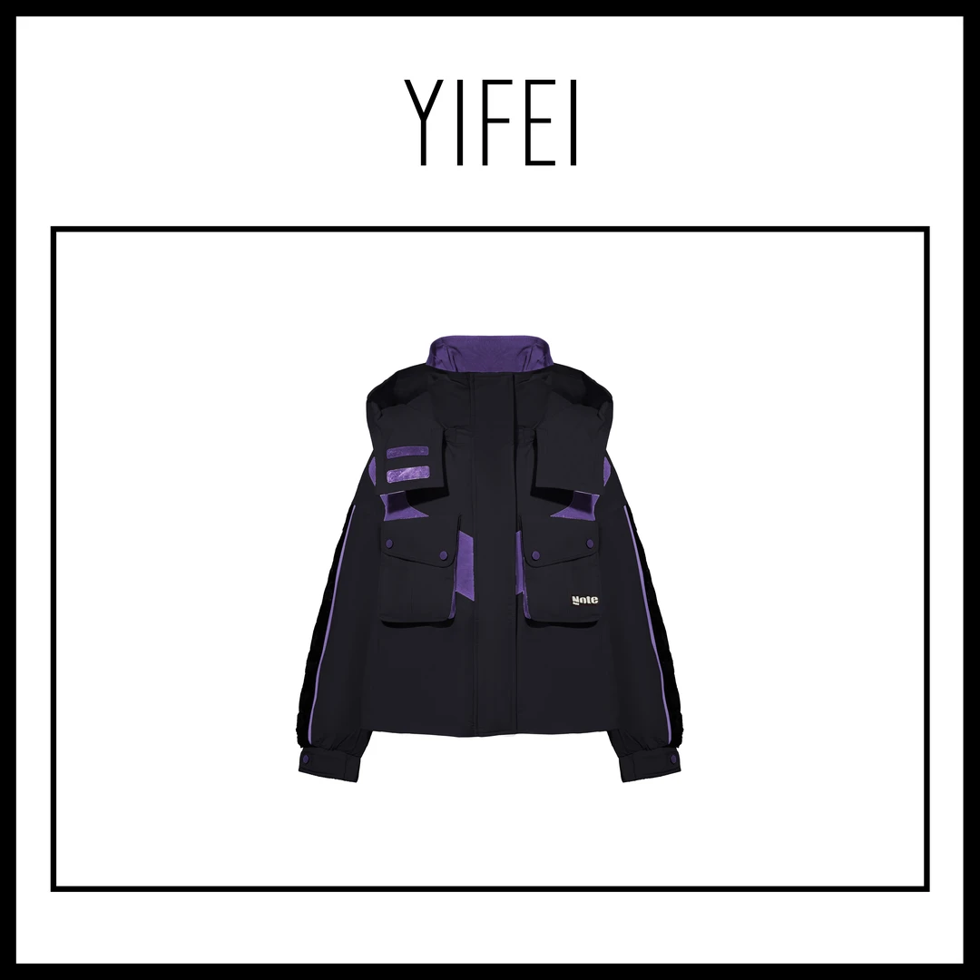 2024新款重工撞色羽绒服 A375