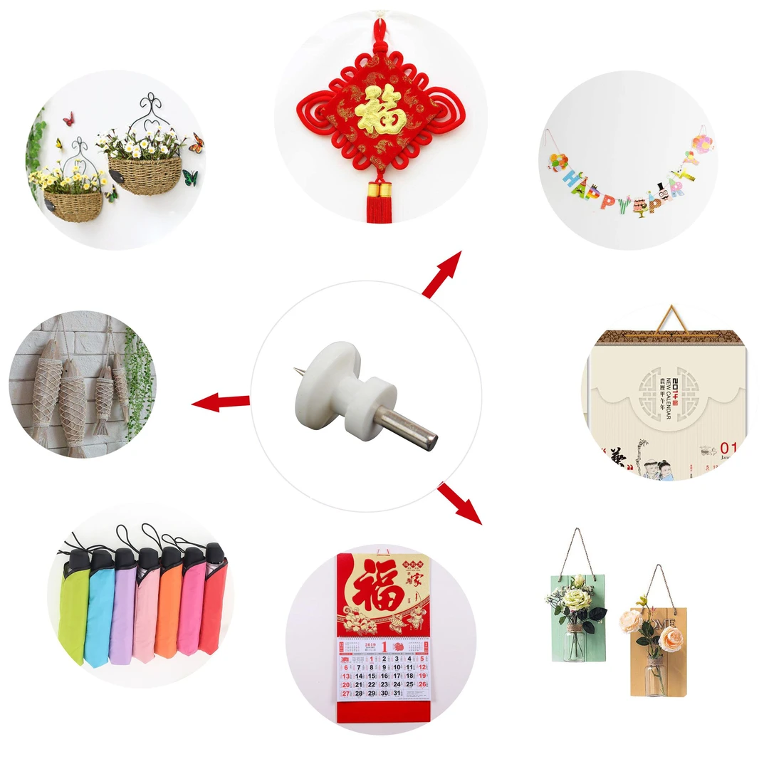 为客喜免打孔固定小号无痕墙钉家用墙挂时钟挂件壁挂画框相册挂钉