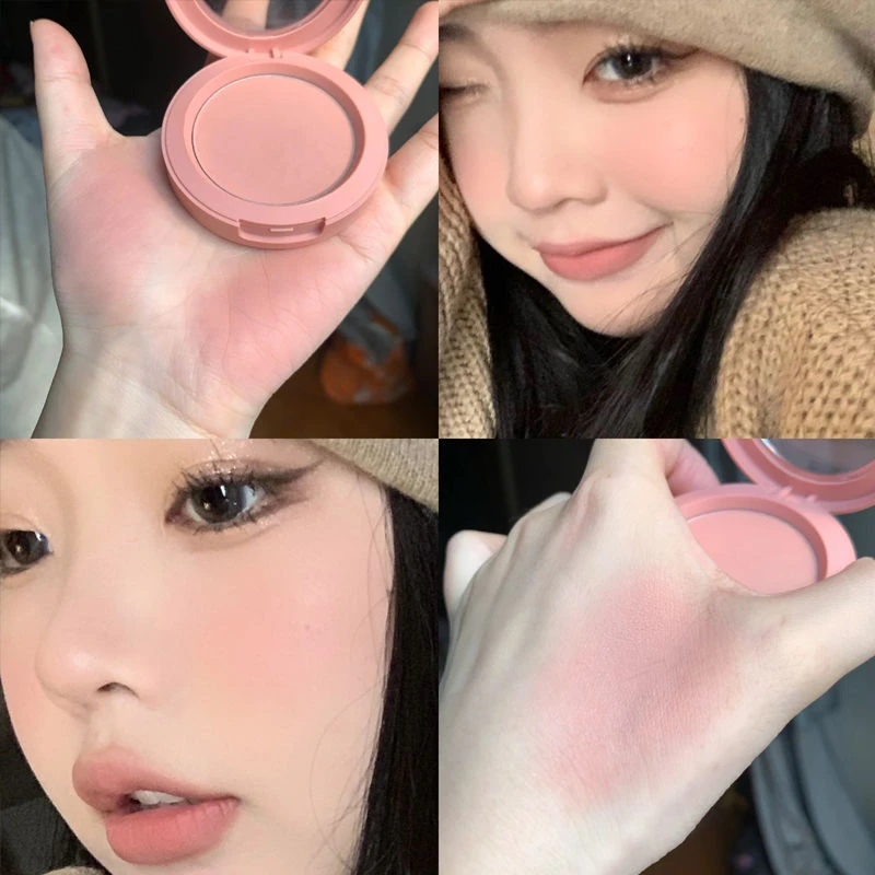 开春新品腮红盘柔雾哑光黄皮嫩妹色素颜显白提升肤色腮红低饱和度