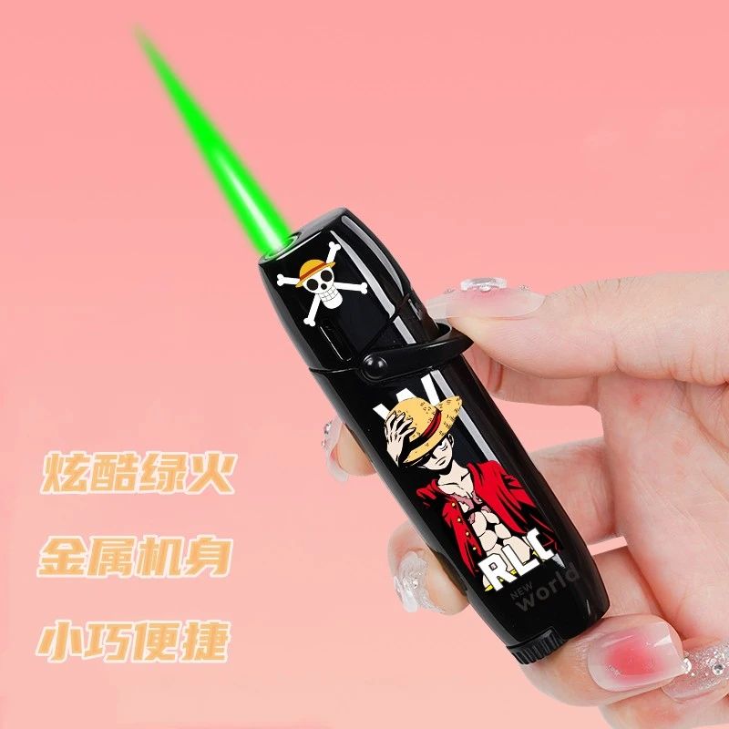 网红新款炫酷小丑绿焰打火机个性创意设计防风打火机送男友送闺蜜