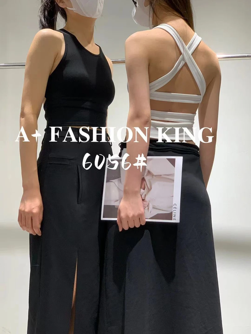 有货A+#6056福利高弹固定杯垫背后交叉美背（130斤内）