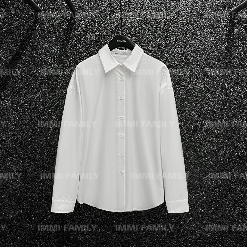 有货彩虹#83772福利高品质百搭净版衬衫，衣长：66cm