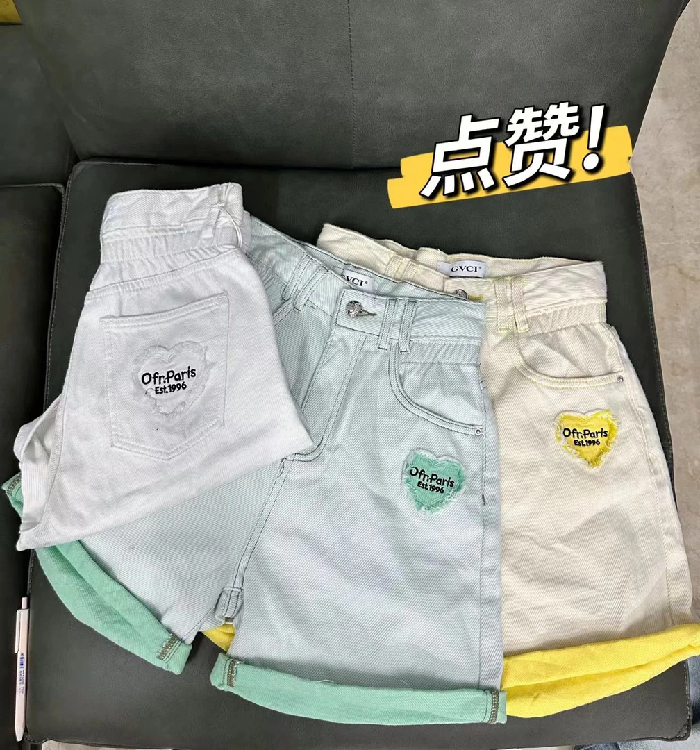 有货GVCI#58115夏季福利无弹牛仔短裤