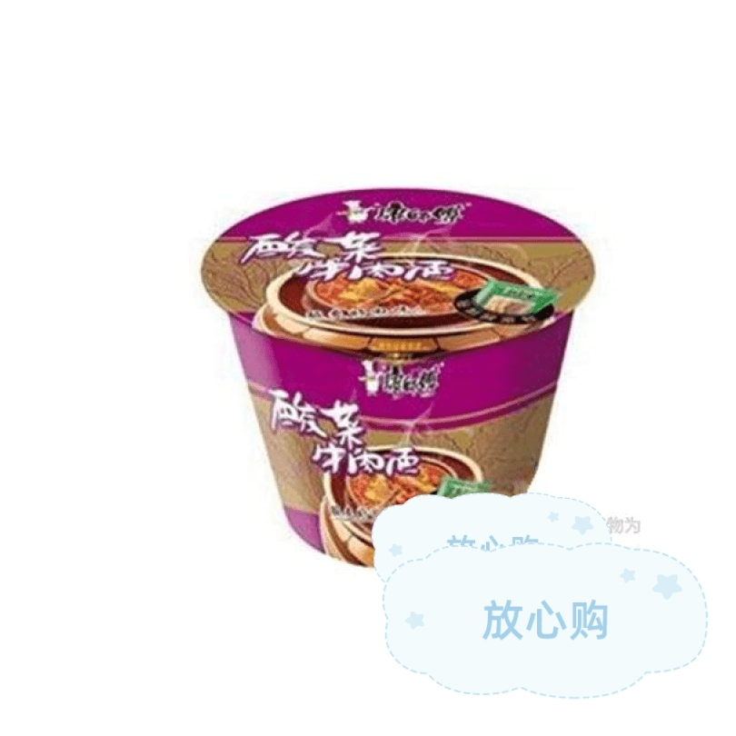 康师傅 酸菜牛肉面 1桶/份