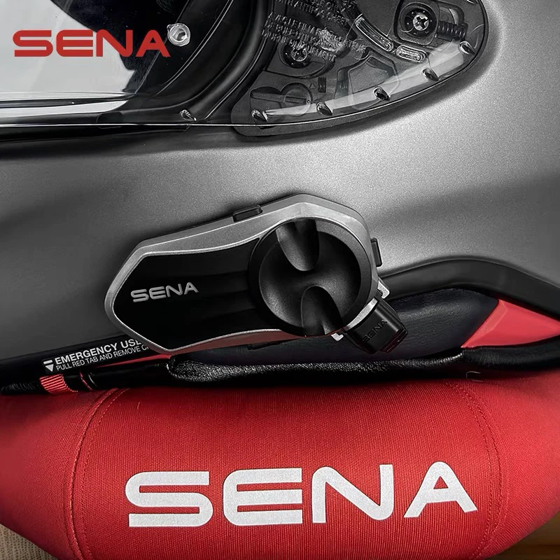SENA新款塞纳C30摩托车头盔蓝牙耳机无线对讲AI主动降噪HD扬声器