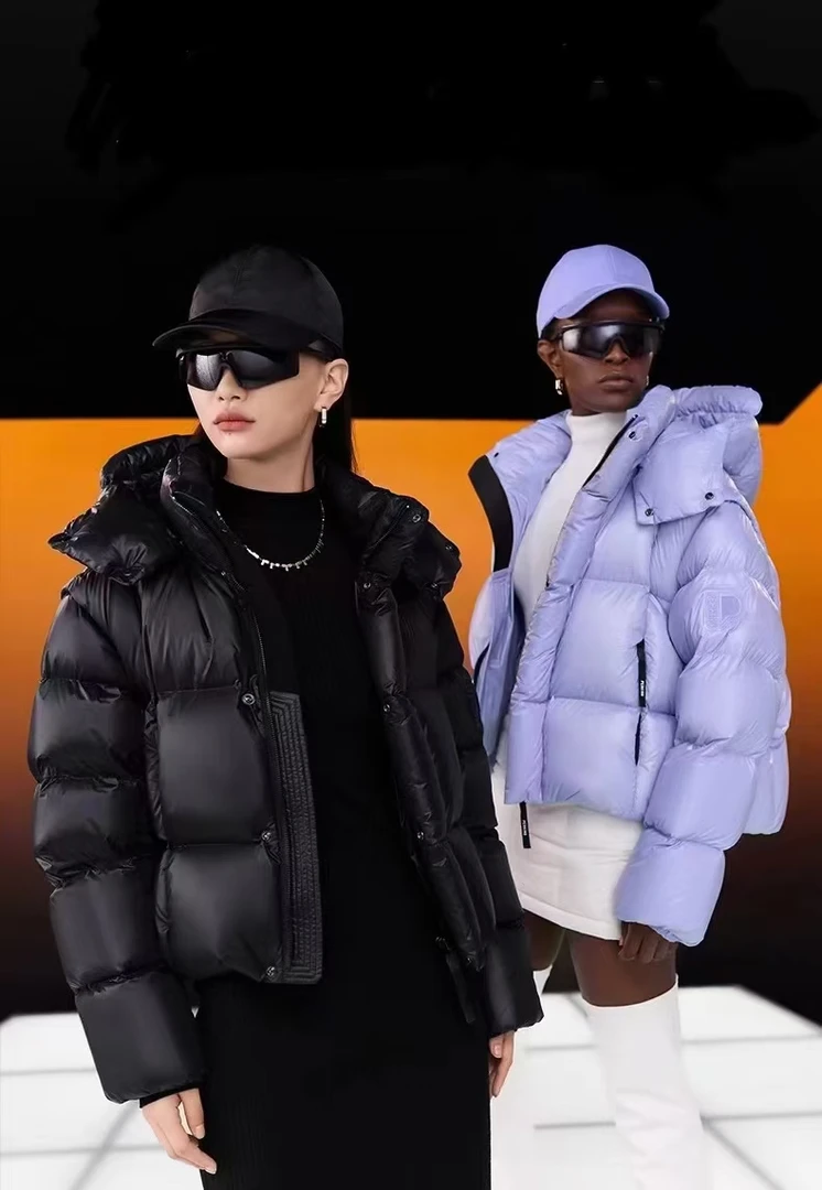 铂金魔方！90鹅绒！轻奢极寒保暖袖子脱卸短款羽绒服dd8899