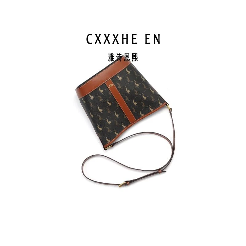 CXXXHE EN【全细节】手工打造真士包时斜挎包K9007