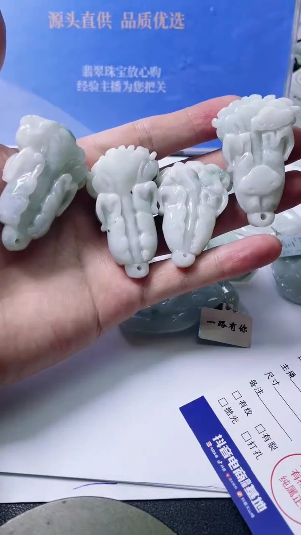 【闪购商品】翡翠颈饰未镶嵌吊坠