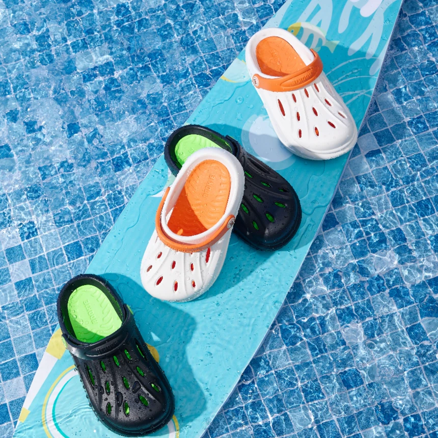 ROOKIE童鞋男女童夏季爆款软底防滑洞洞沙滩包头凉拖鞋RK23Q2001