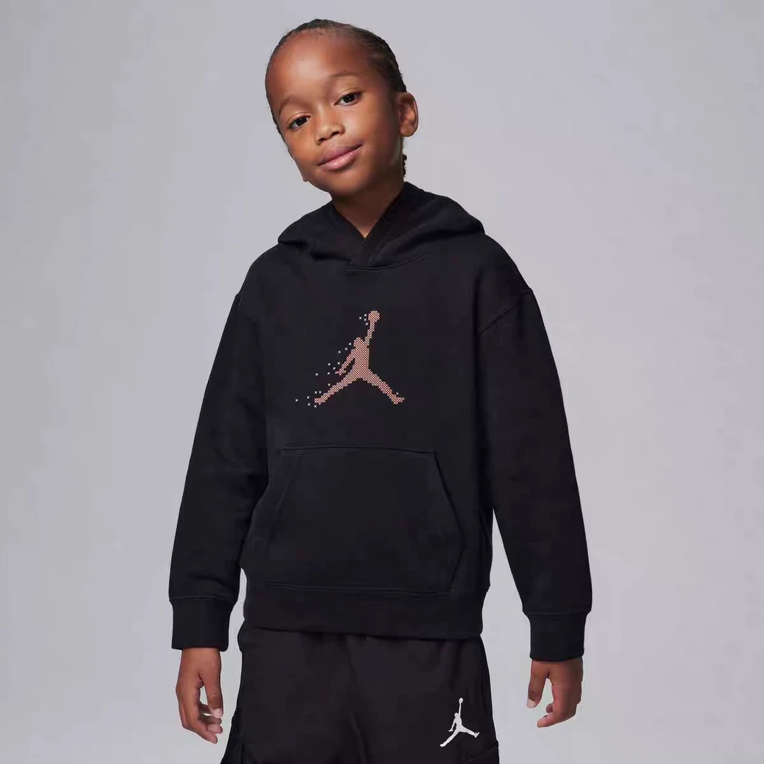 Air Jordan童装男童商场同款连帽套头加绒卫衣时尚上衣JDB-POC722