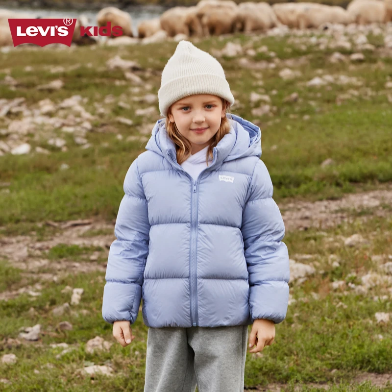 【Levi's李维斯儿童】冬季户外休闲童装男女童短款保暖羽绒服K045