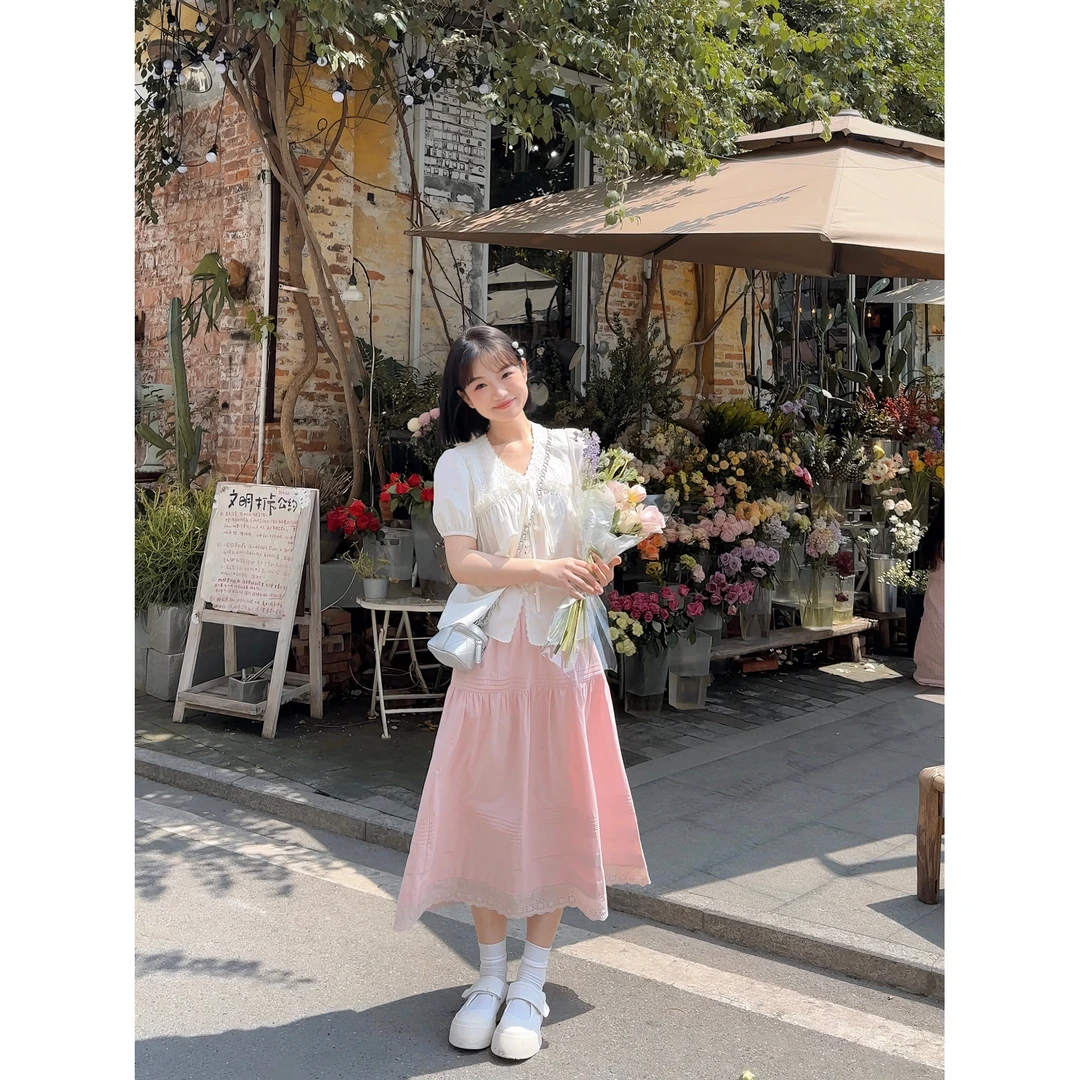 瞌睡兔定制【清苍-甜美泡芙】温柔套装KSFGMT241988+KSFGMT241983