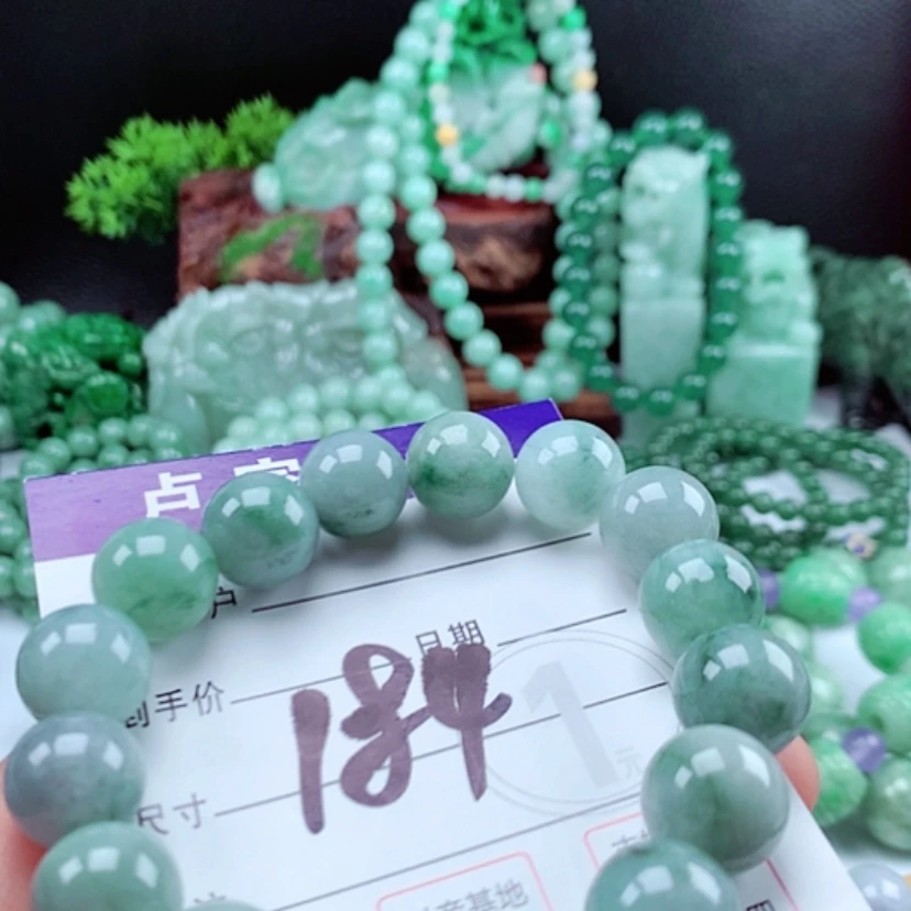 【闪购商品】翡翠手链未镶嵌老*1