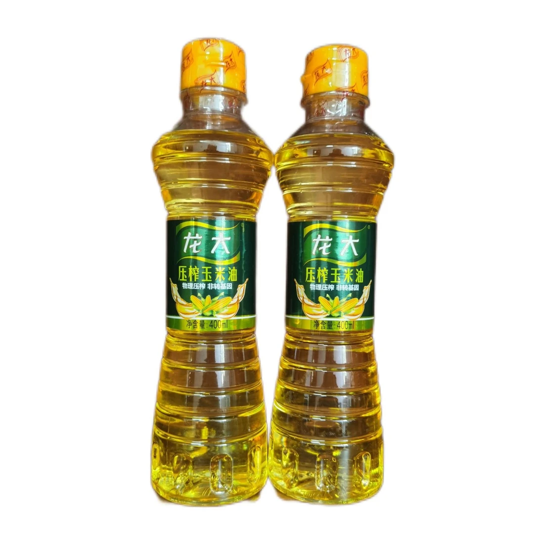 龙大龙大新鲜物理压榨非转基因优选营养玉米油400ml*2瓶胚芽油