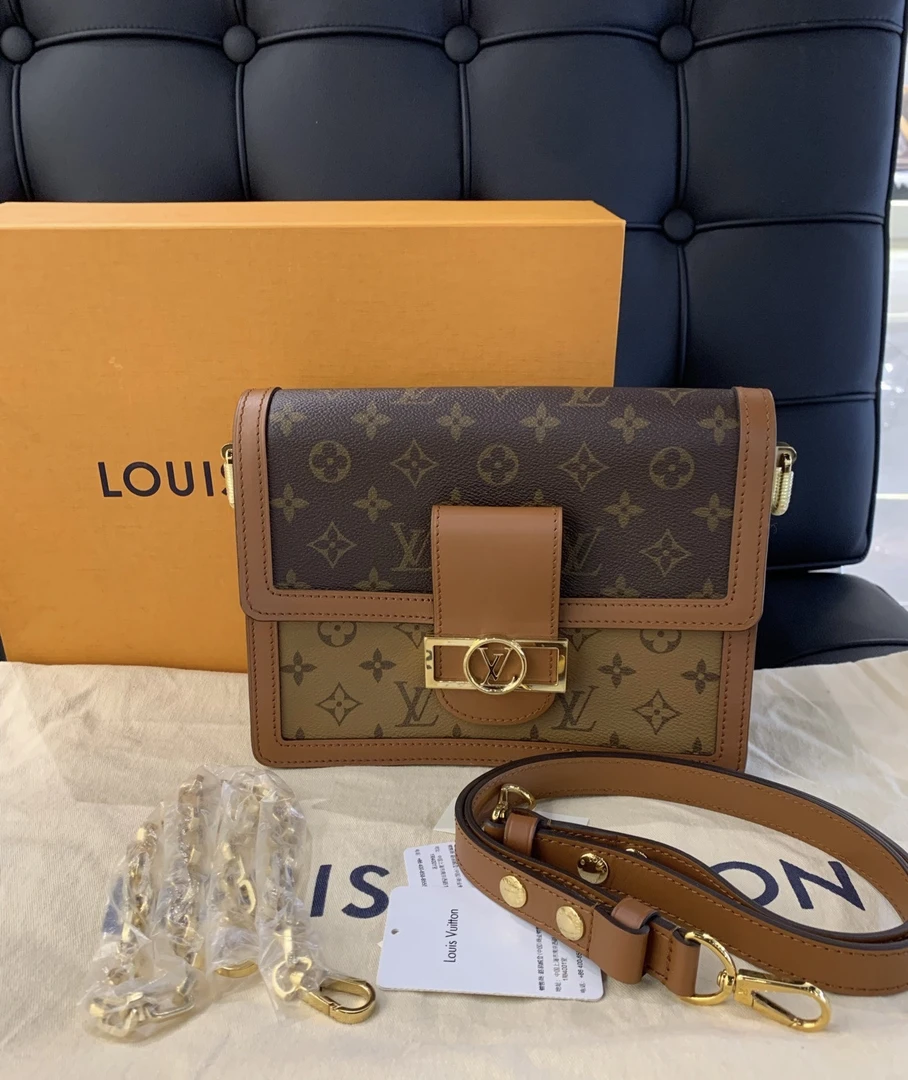 99新 LouisVuitton/路易威登 老六二奢/97新/LV中号达芙妮斜挎包