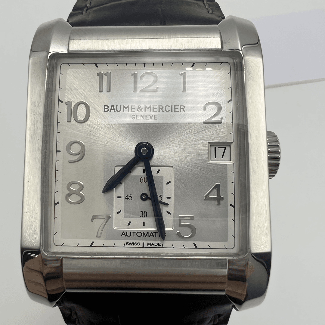 95新 Baume et Mercier/ 汉伯顿系列/自动机械/精钢/47*32mm