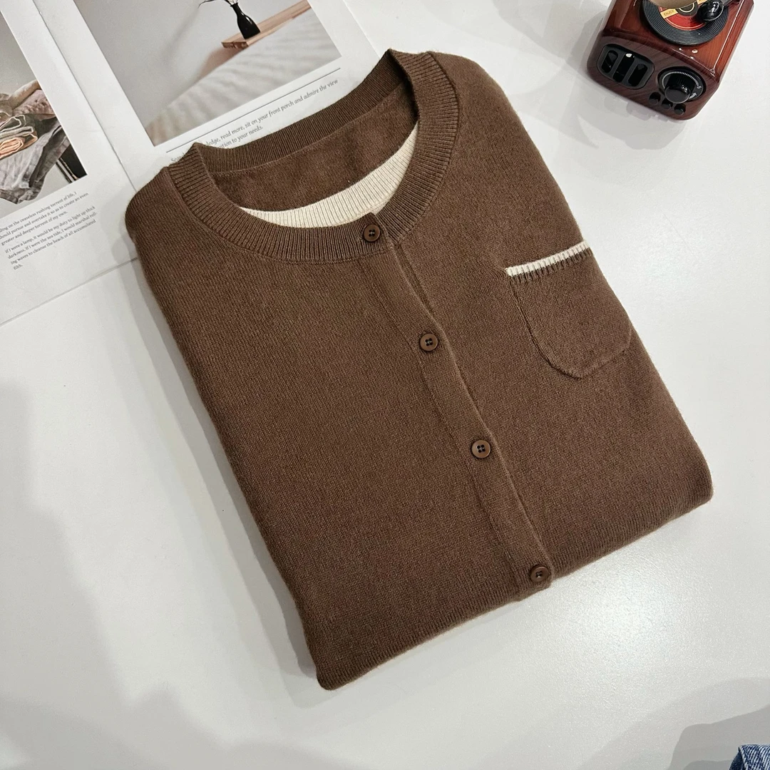 B1492长袖上衣针织毛衣上衣女