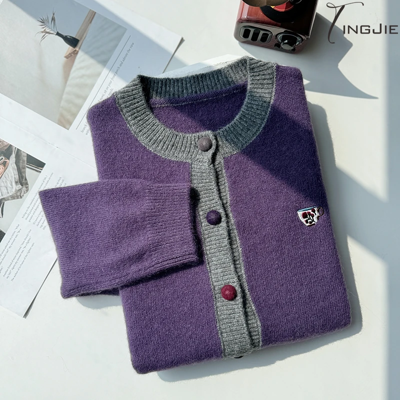 B1361长袖上衣针织毛衣上衣女