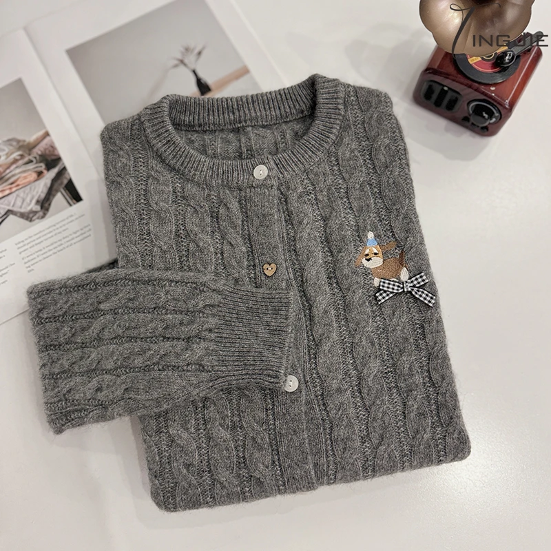 B1408长袖上衣针织毛衣上衣女