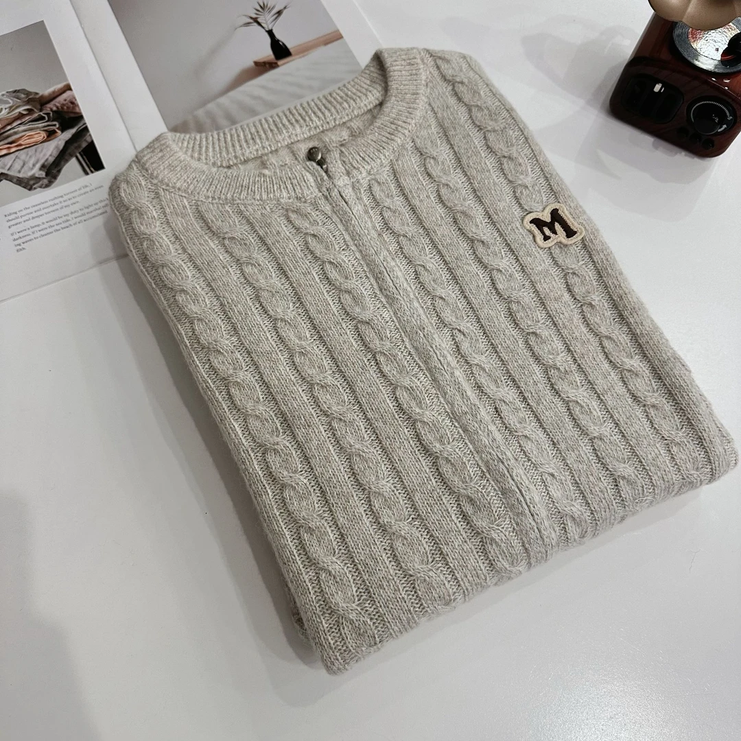 B1489长袖上衣针织毛衣上衣女