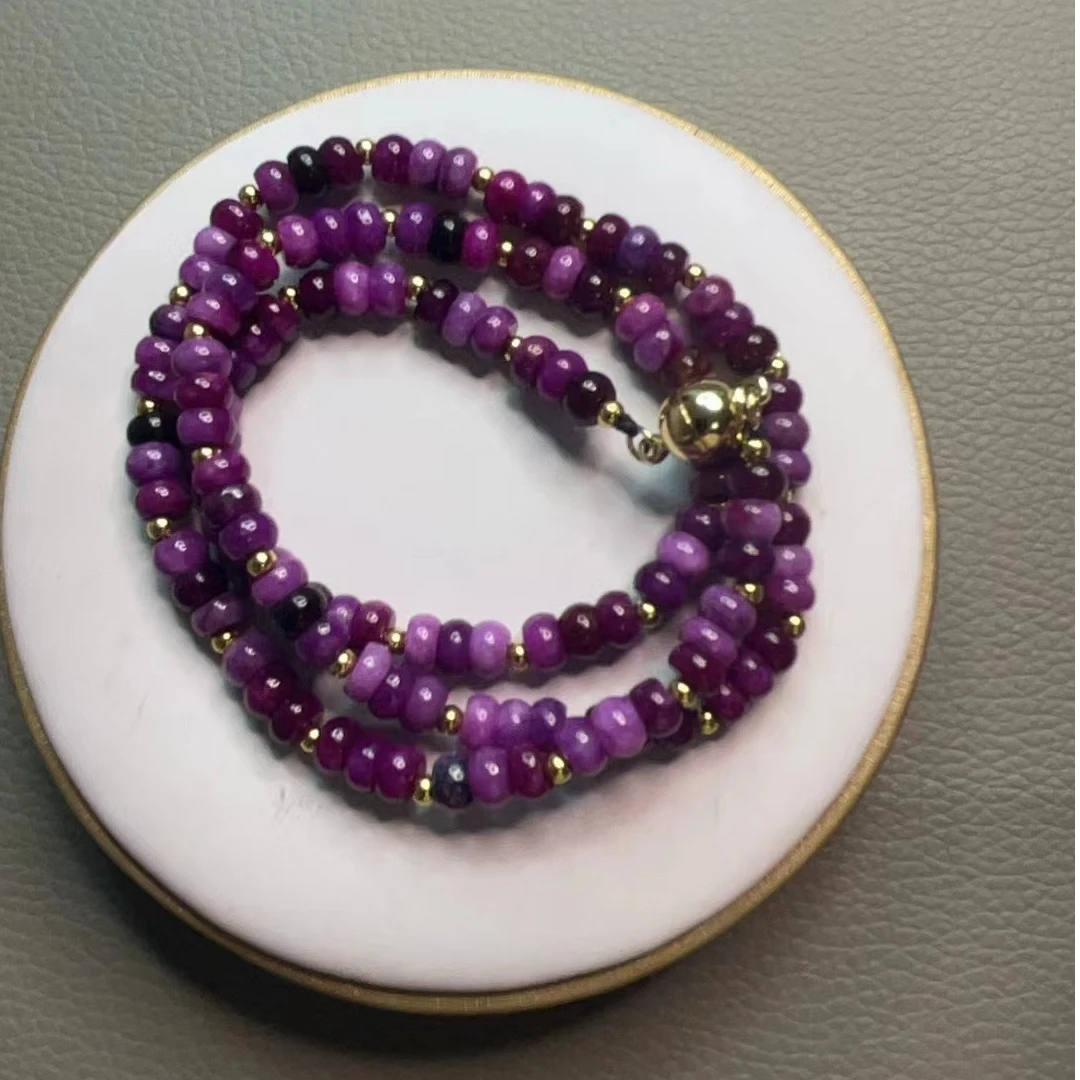 【阳阳推荐项链】 半玉化 算盘珠项链 S117