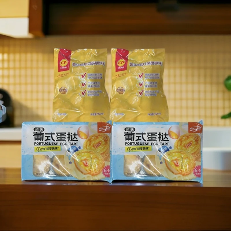 【周谷堆仅发同城】薯乐鸡块/葡式蛋挞四包组合装4.64斤（142）