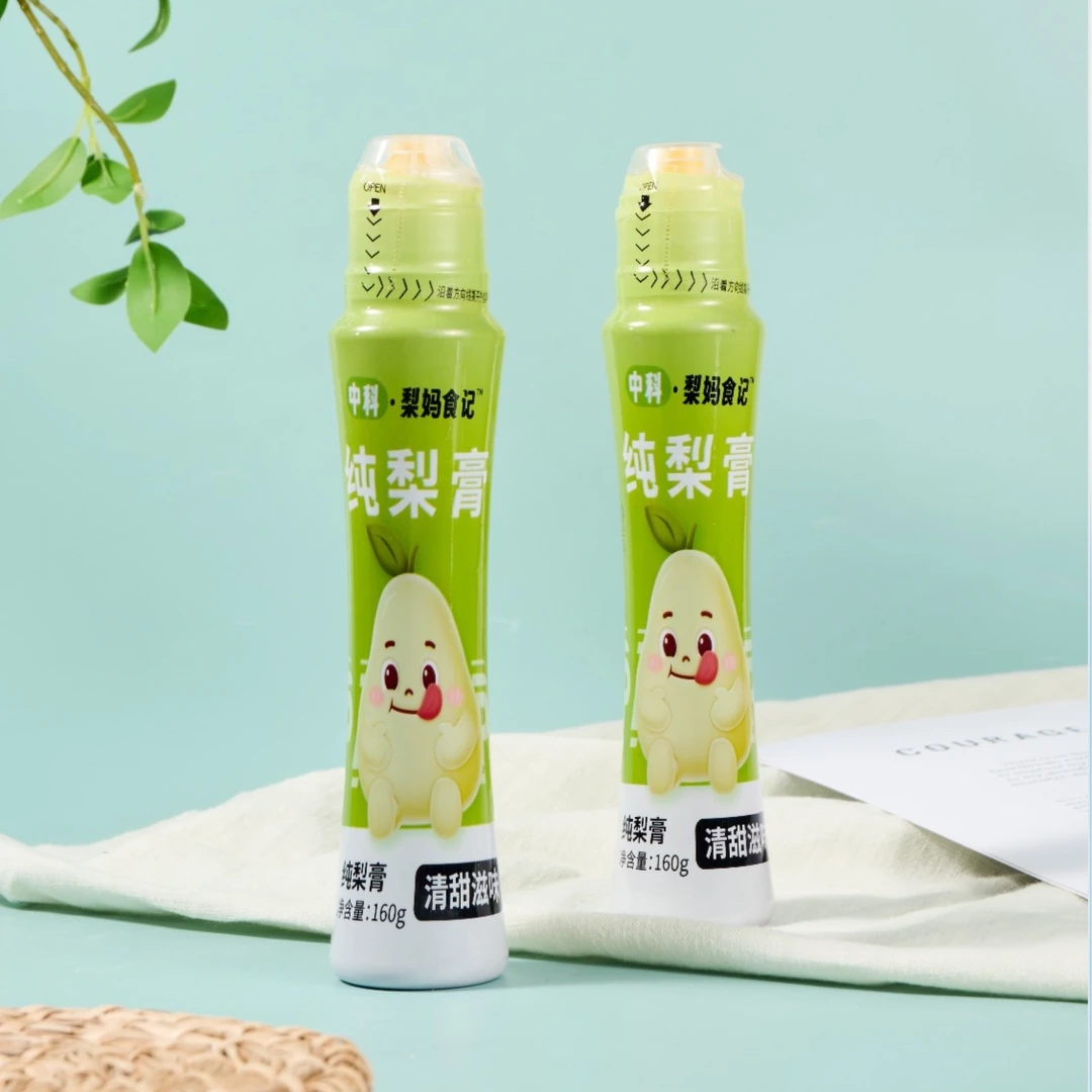 纯梨膏 鲜梨鲜榨 纯梨熬制 不含蜂蜜 宝宝爱喝 160g/瓶