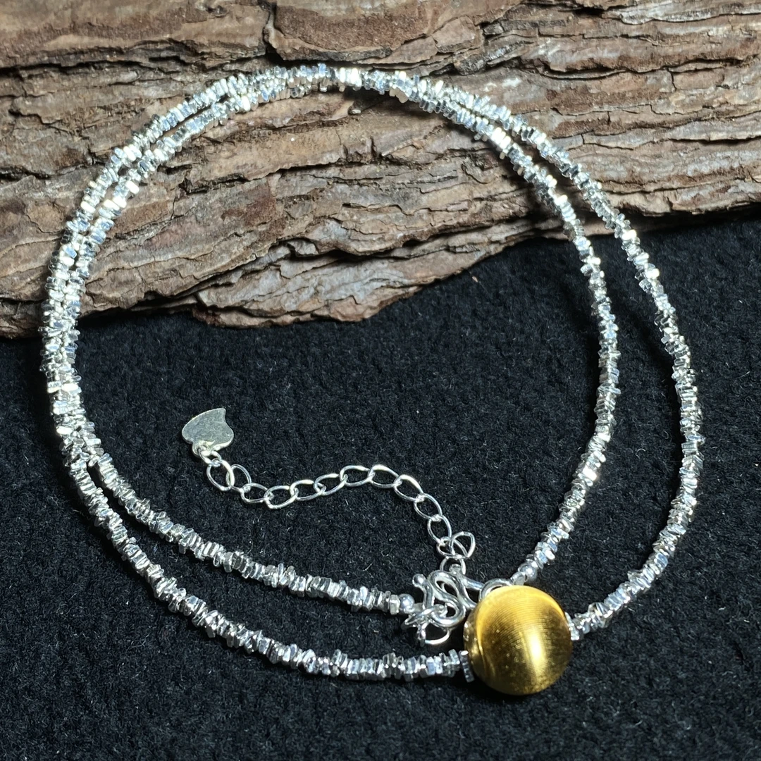 足银银制品 【铭记珠宝】足银项链1-DM34H62