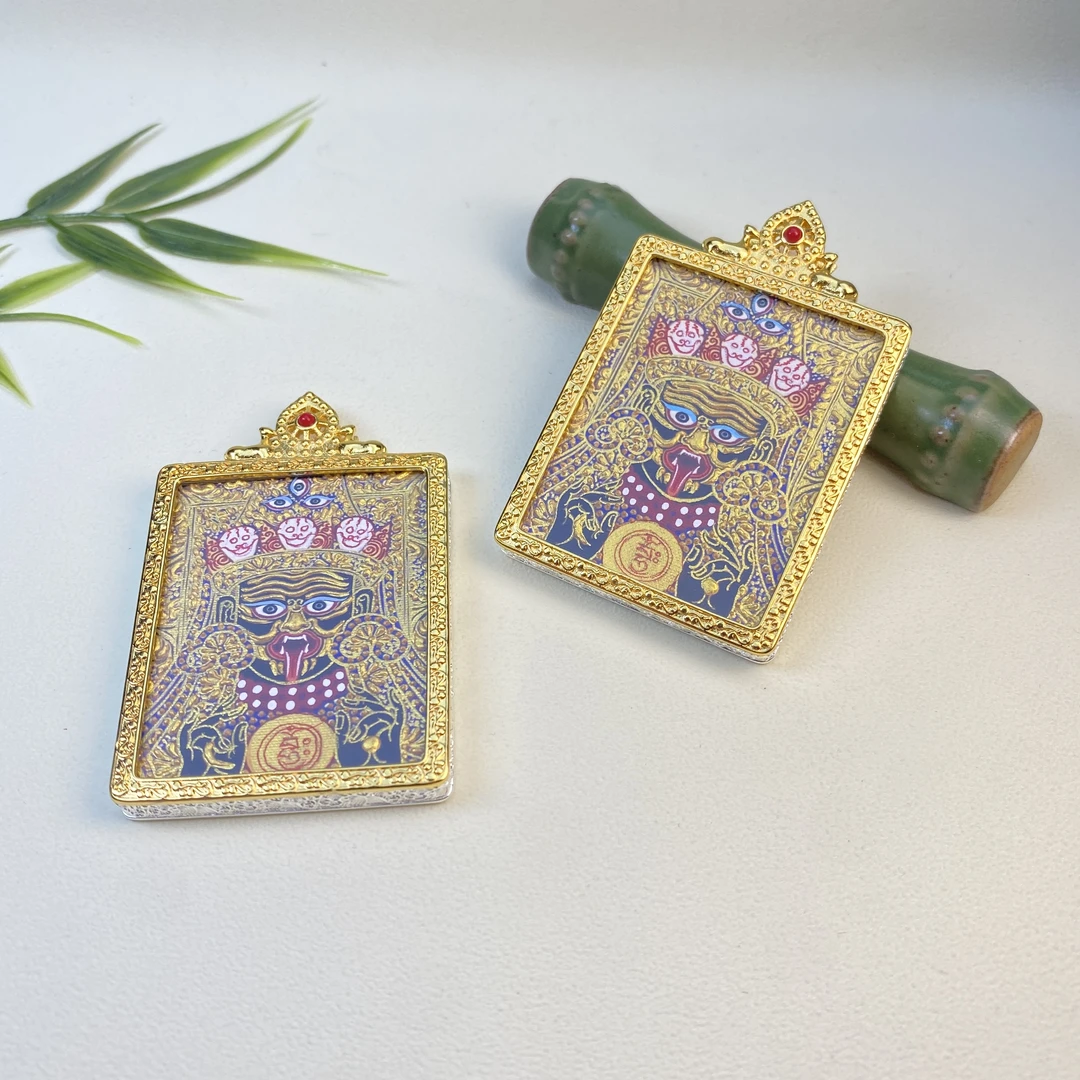 【铭记珠宝】唐卡吊坠27-DM203H61【多样性发一件】尺寸约44*54mm带绳