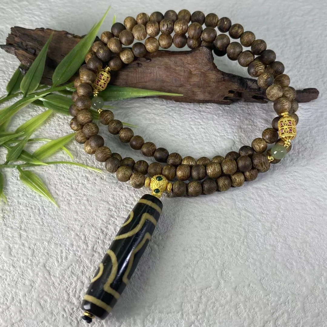 【铭记珠宝】沉香DIY手串27-DM182H30【尺寸约6mm】多样性发一件