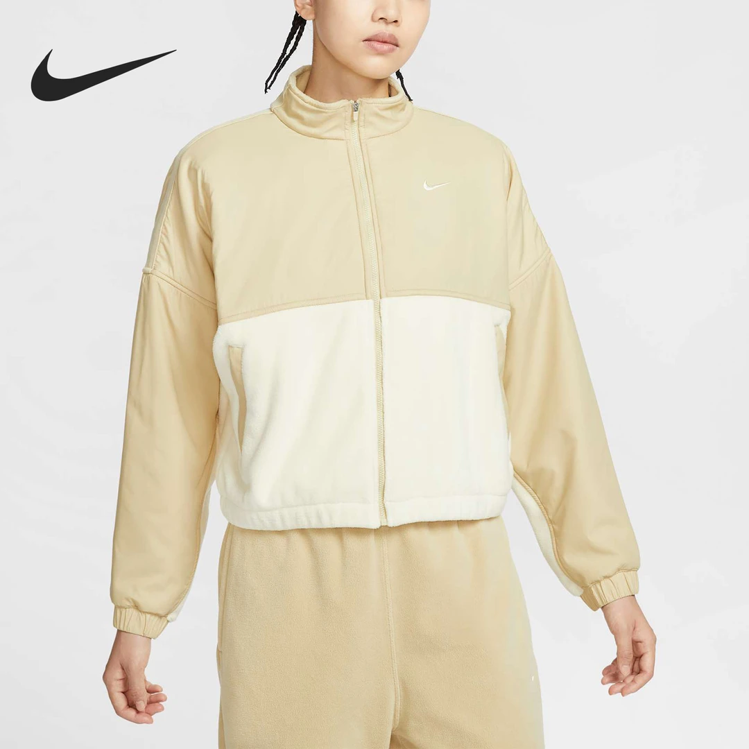 Nike/耐克正品秋季新款女士立领运动加绒保暖外套HQ4874-783