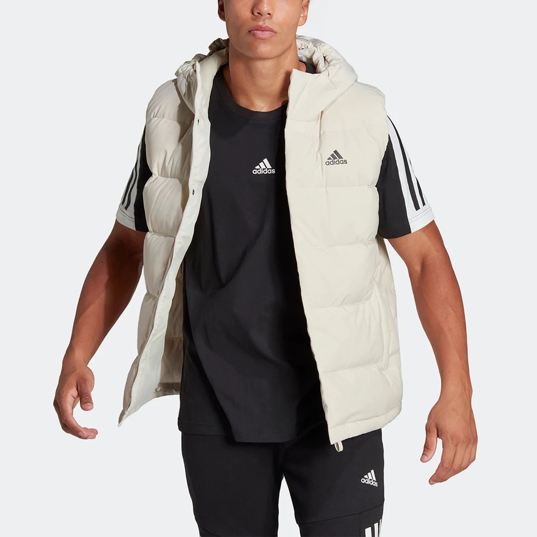 Adidas/阿迪达斯正品2024冬季男款运动保暖羽绒马甲HE1462