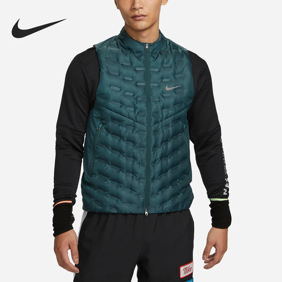 Nike/耐克正品2023冬季新款男子保暖运动羽绒马甲FB7543-328