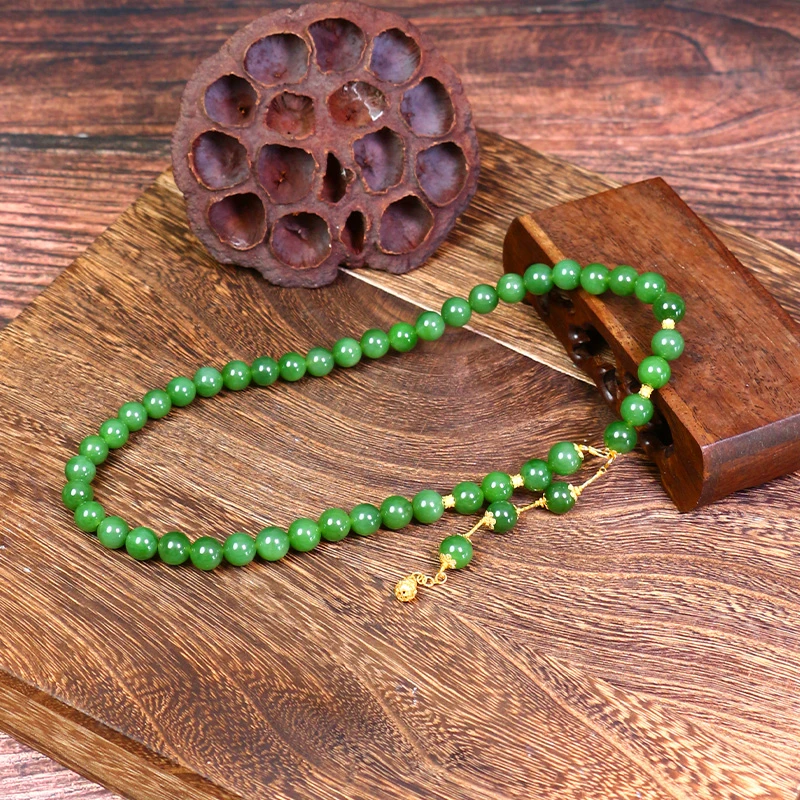 【缅玉世珍】和田玉吊坠18K镶嵌【8766D】