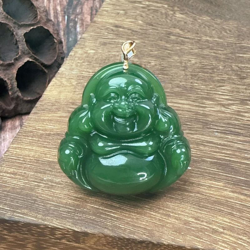 【缅玉世珍】和田玉吊坠【389B】