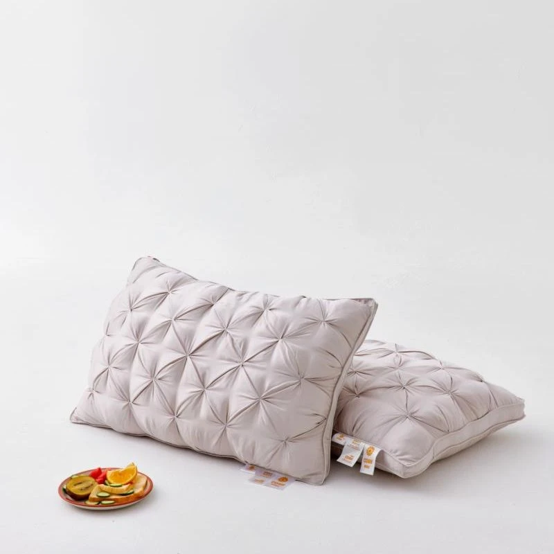 【开心家】蓝莓灰 水果抱抱枕 超柔软手工立体莫代尔天丝扭花枕头