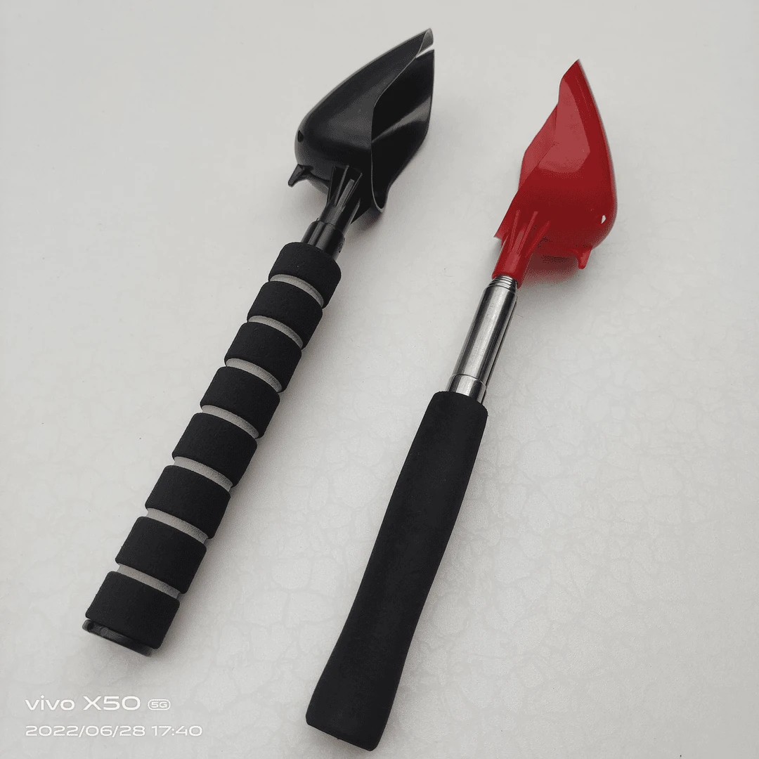 铝合金伸缩便携式打窝勺打饵器打窝器防转可伸缩垂钓饵料勺渔具