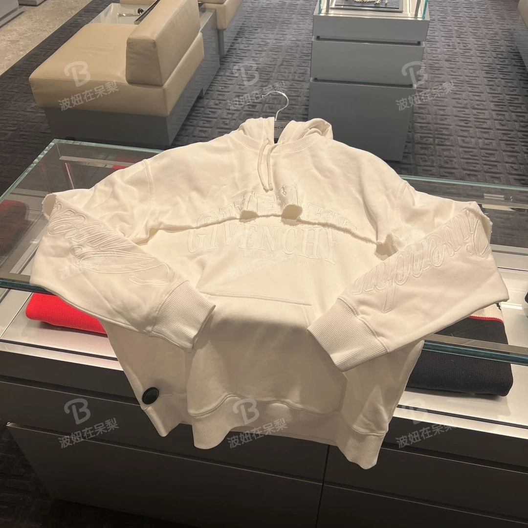 全新未使用 Givenchy/纪梵希 男士连帽卫衣