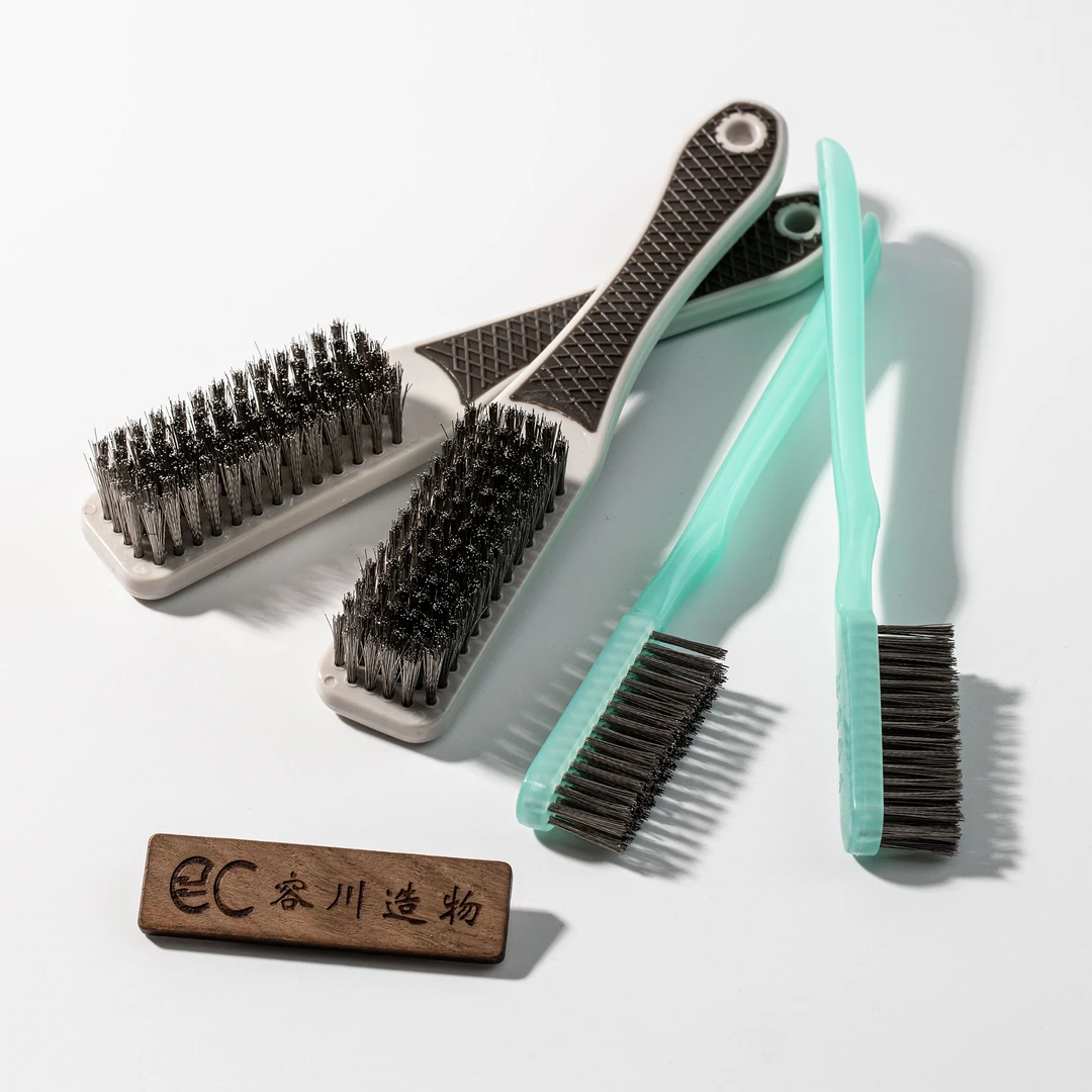 超声波清洗钢丝刷清理打底工具扣缝神器刷子优质不锈钢