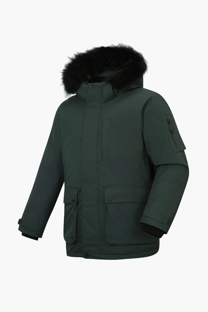 KOLON SPORT/可隆 鹅绒男款派克羽绒服