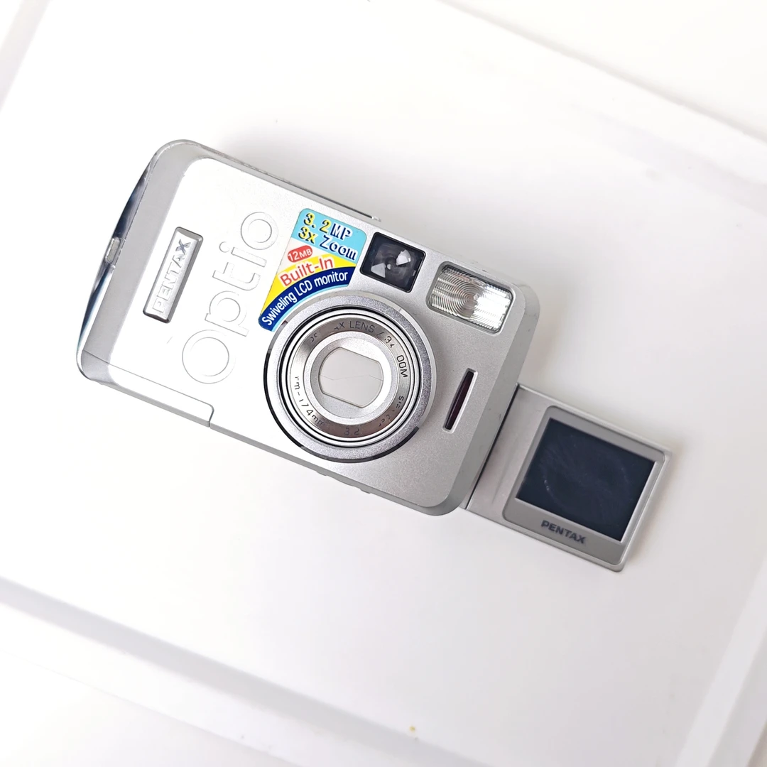 9新 Pentax/宾得 optio33LF  复古浓郁 翻转屏 屏幕老化出片正常
