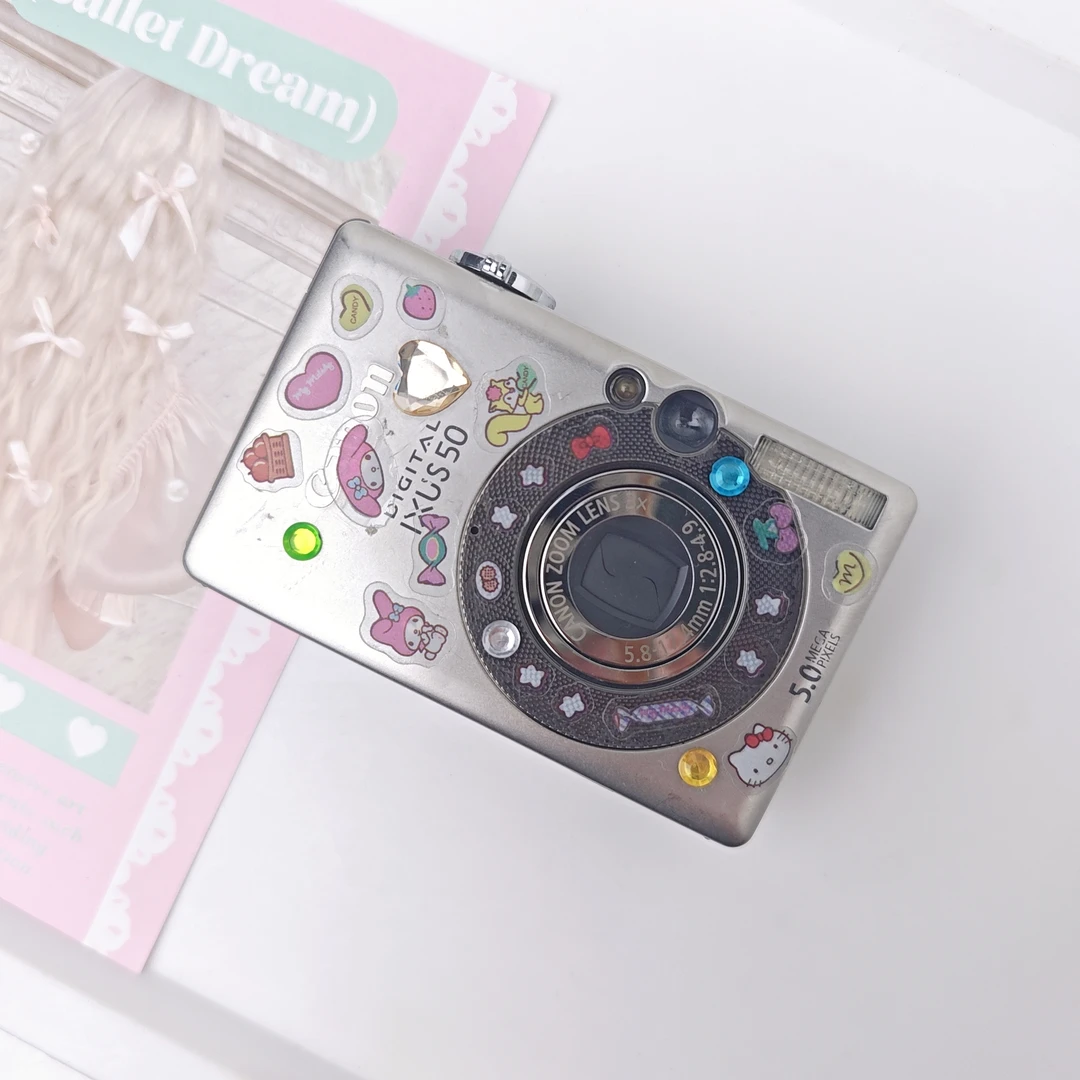 9新 Canon/佳能 ixus50 500万像素3倍变焦 配件齐全